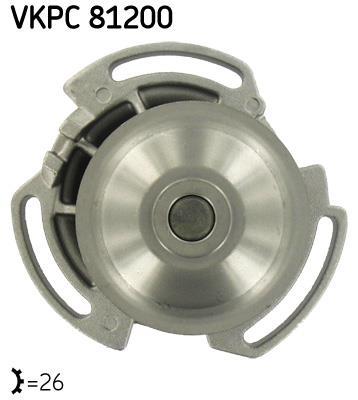 Pompe à eau SKF ref. VKPC 81200